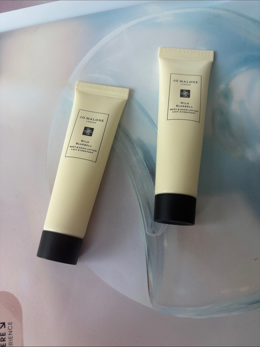 Jo Malone Wild Bluebell body and Hand Lotion Duo for travel new